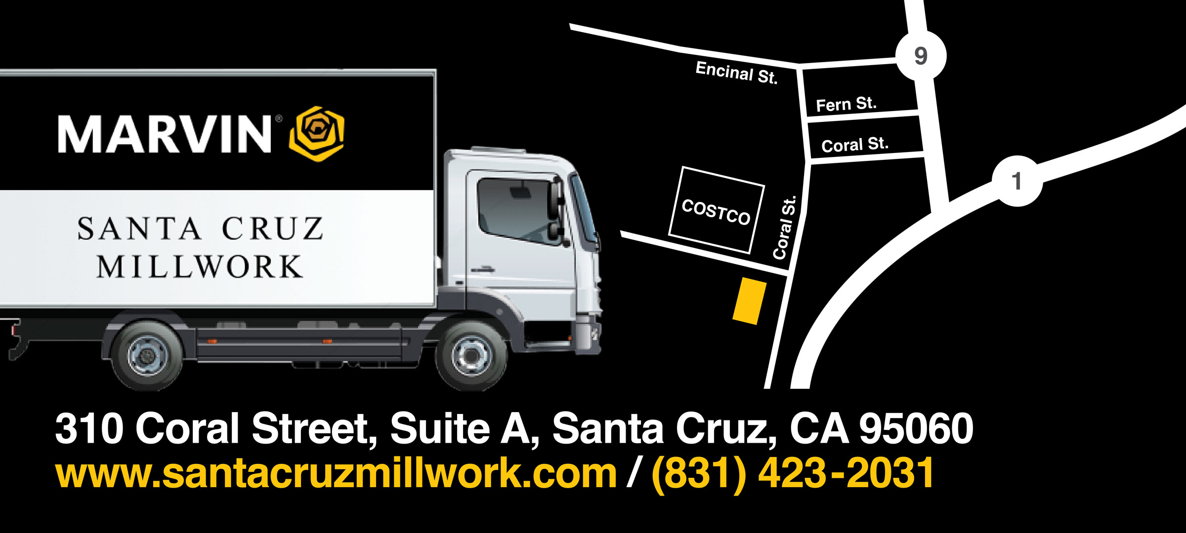 Santa Cruz Miillwork Marvin Showroom location